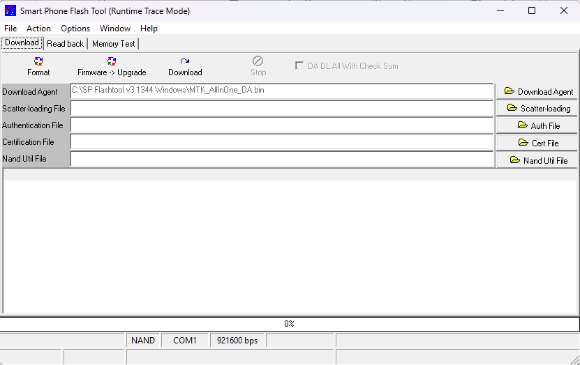 Interface SP Flashtool Versi 3